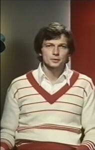 Bengt Alsterlind år 1979, då som programledare för "Hajk". Foto: Skärmdump från Youtube/SVT