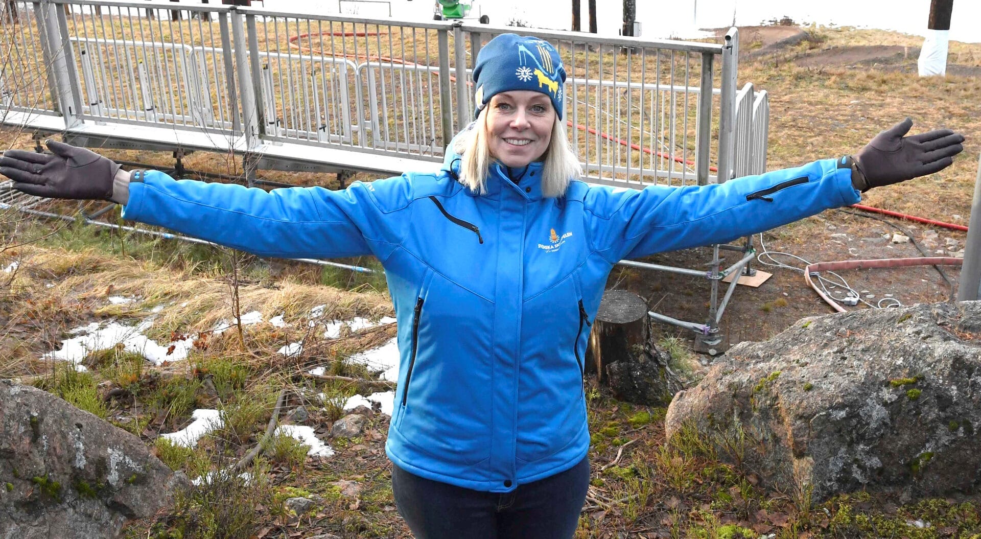 Ulrika Back, som tillsammans med Sara Tigerström Monfelt är projektledare för VM i Falun, samt vd för Svenska skidspelen. Hon berättar vilka möjligheter ett JVM på skidor kan innebära för Falun. Foto: ANDERS HANSSON
