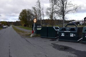 Återvinningsstationen på Hagavägen i Säter tas bort.