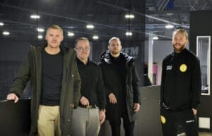 "Falun mot Storvreta har ju utvecklats till innebandyns El Clásico", säger IBF-herrarnas sportchef Rickard Hedlund (längst till vänster i bild). Foto: Sonny Jonasson