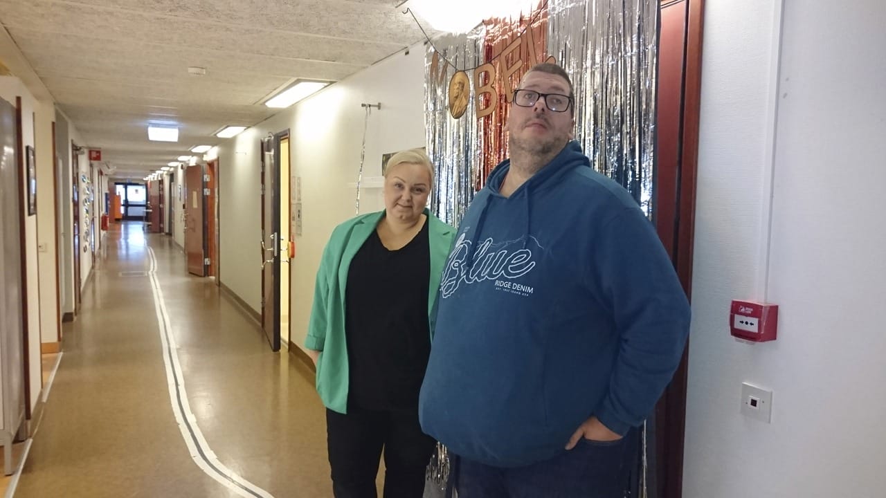 Linn Berg och Jimmy Ek arbetar båda på Näset i Ludvika.