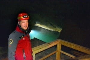 "En möjlig konsekvens av gruvdrift är att vattnet i gruvan förorenas", menar Daniel Karlsson, verksamhetsledare i Äventyrsgruvan. 