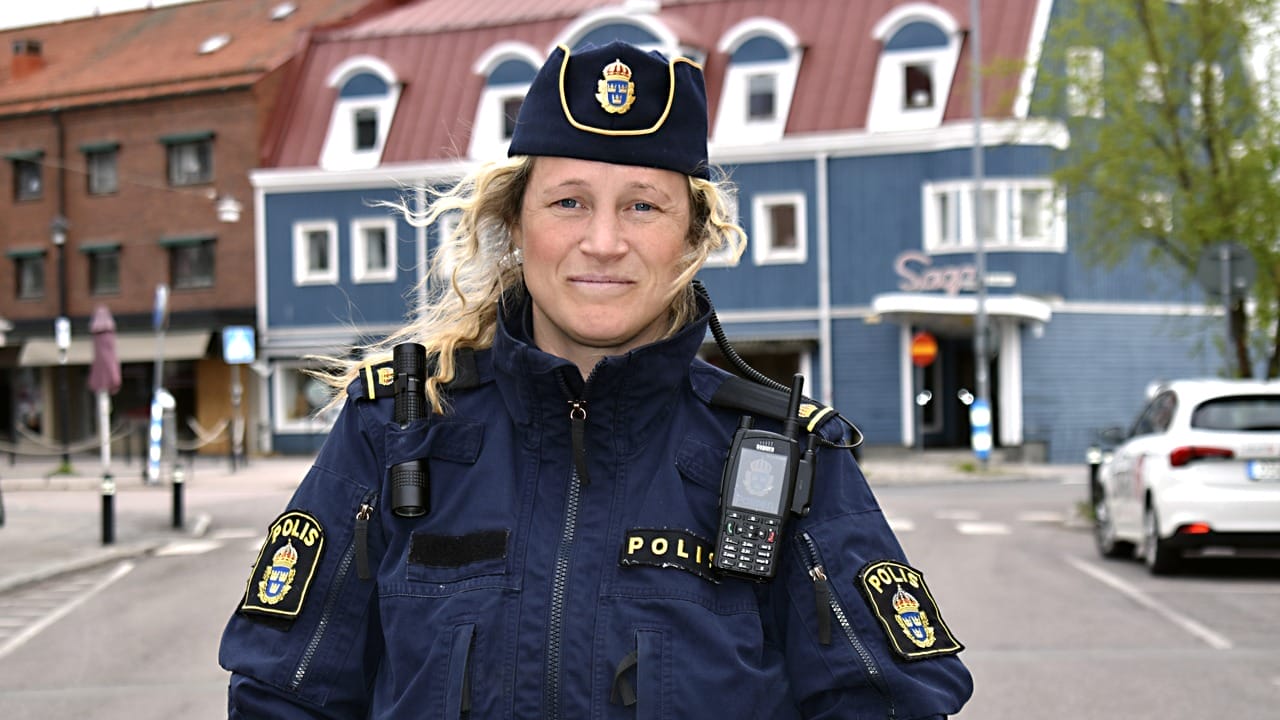 Isabel Ornby jobbar som ”attrahera-ansvarig” för polisområdet Dalarna.