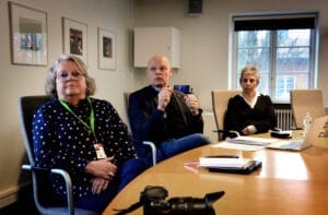Marianne Henriksson, Ulf Cristoffersson och Åsa Olsson tror att det nya schemat kommer att förbättra för de boende inom äldreomsorgen. 