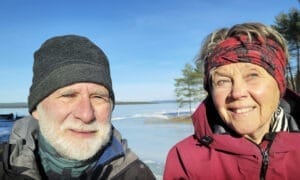 Anders Gottberg och Birgitta Johansson, Naturskyddsföreningen i Falun. Foto: Privat