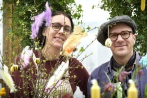"Vi vill bidra till att sänka tröskeln för trädgård", säger Carolina Redman och Markus Rosendal. Foto: Sonny Jonasson
