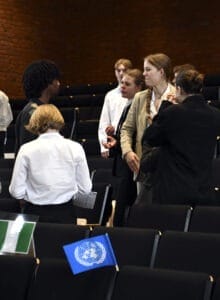 FN-rollspel på Martin Koch-gymnasiet